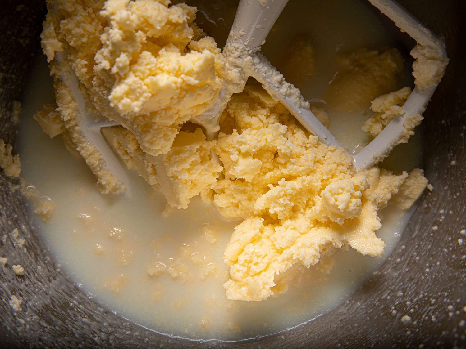 Butter in a standmixer bowl