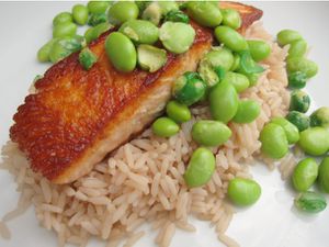 20121015 crispysalmonwithwasabiedamame.jpg