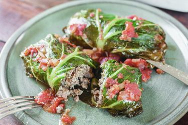 Lamb-Stuffed Collards