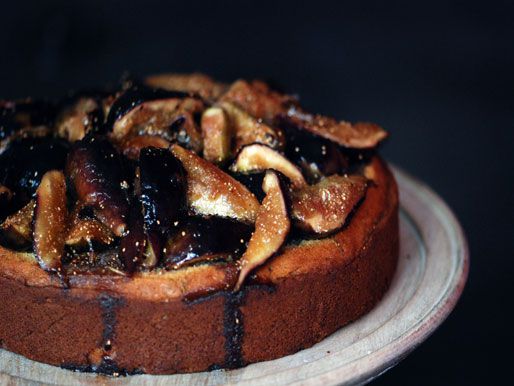 Rosemary, Honey, and Fig Cake